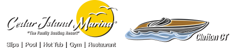 Cedar Island Marina Logo. The Family Boating Resort