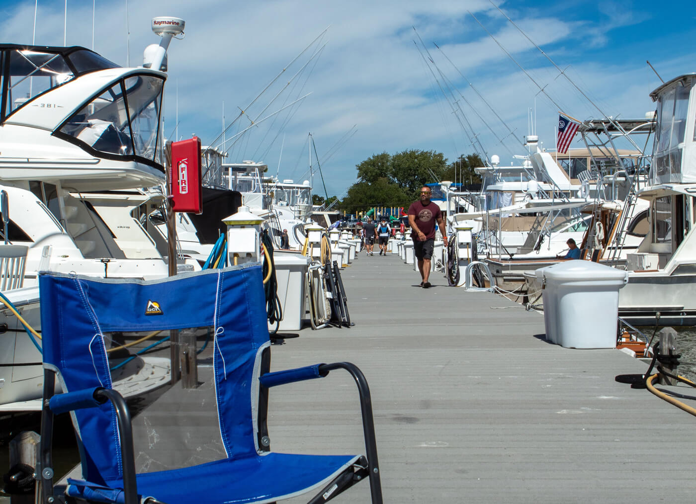 I Dock at Cedar Island Marina